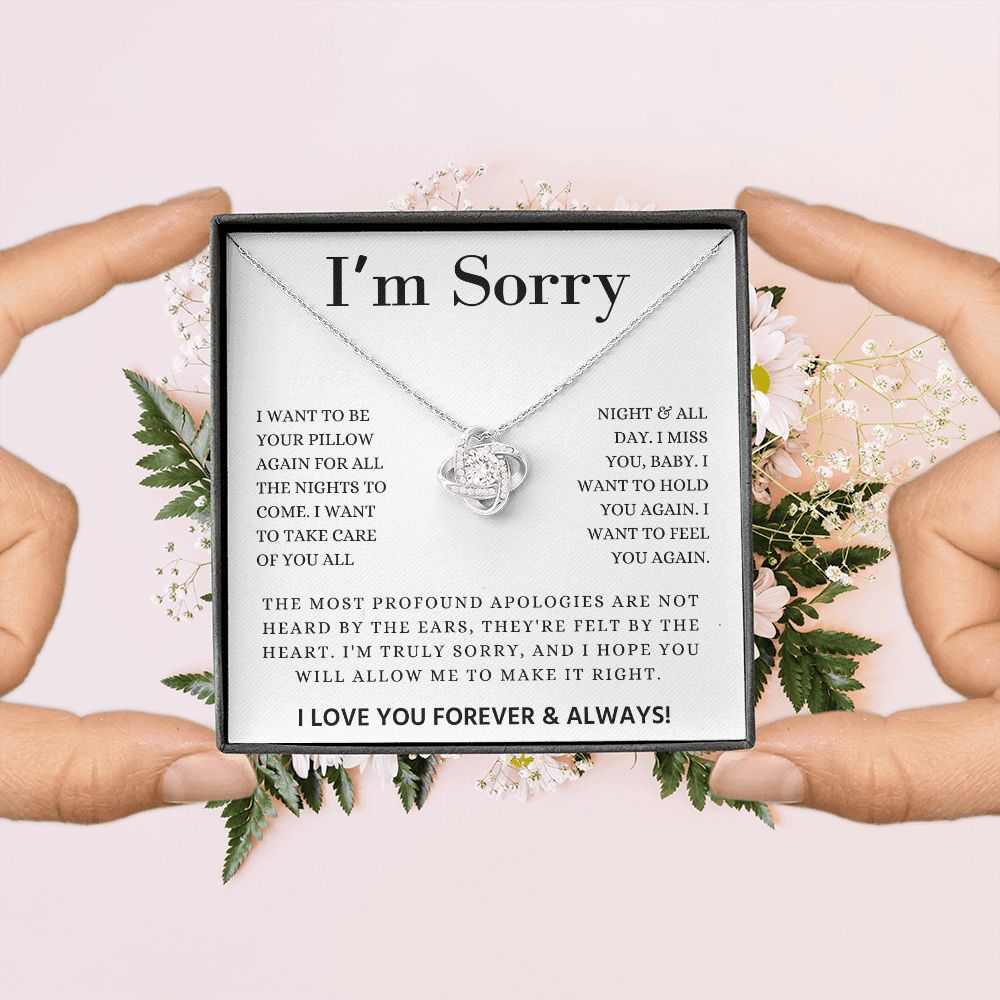 I'm Sorry | Make It Right | Love Knot Necklace