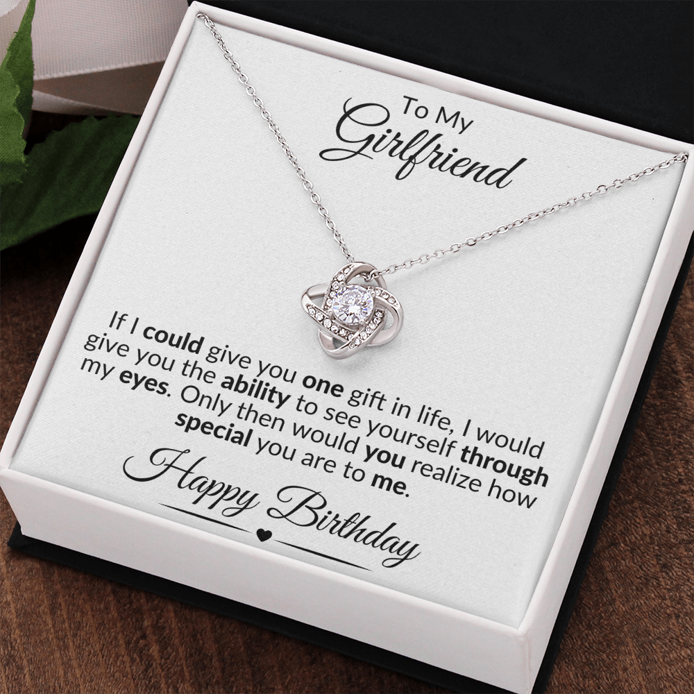 To My Girlfriend | Love Knot Necklace