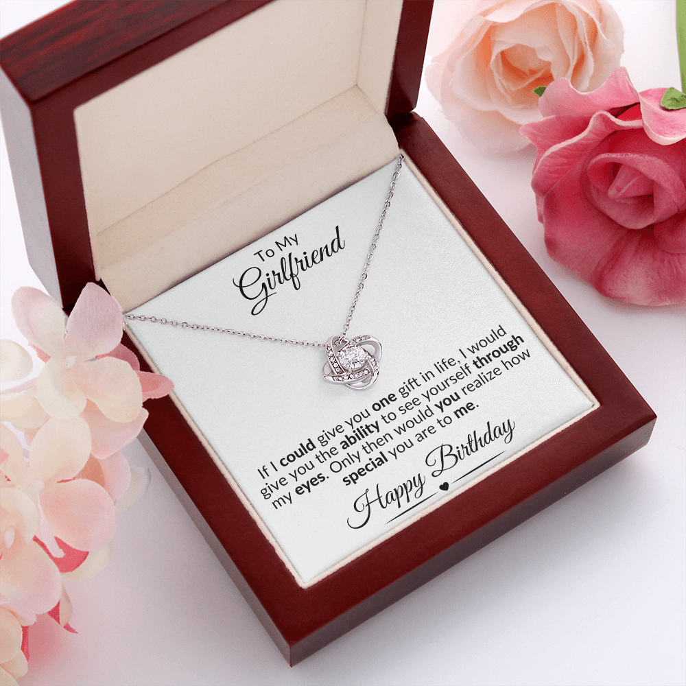 To My Girlfriend | Love Knot Necklace