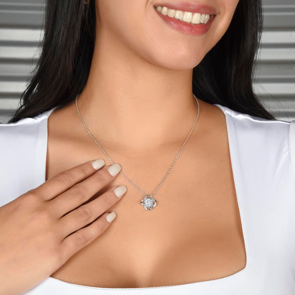 I Am Truly Sorry | Give Me A Chance | Love Knot Necklace