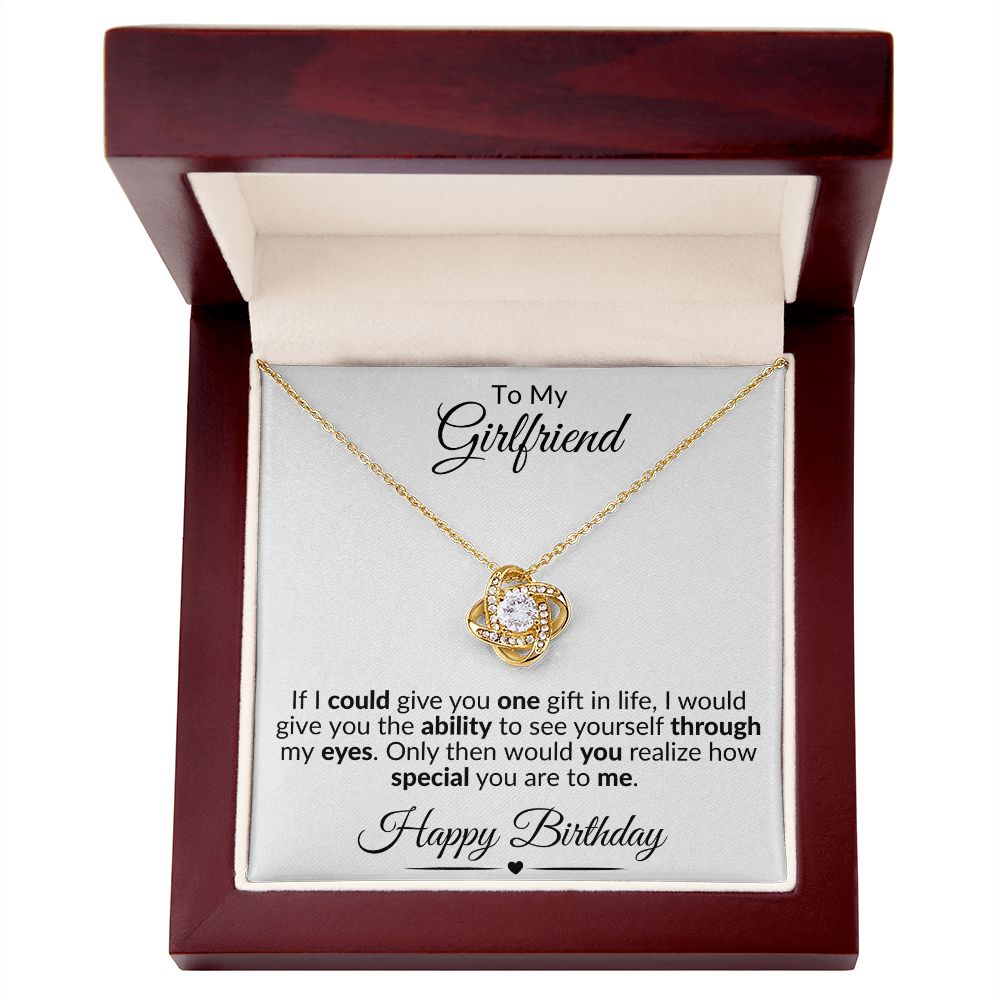 To My Girlfriend | Love Knot Necklace