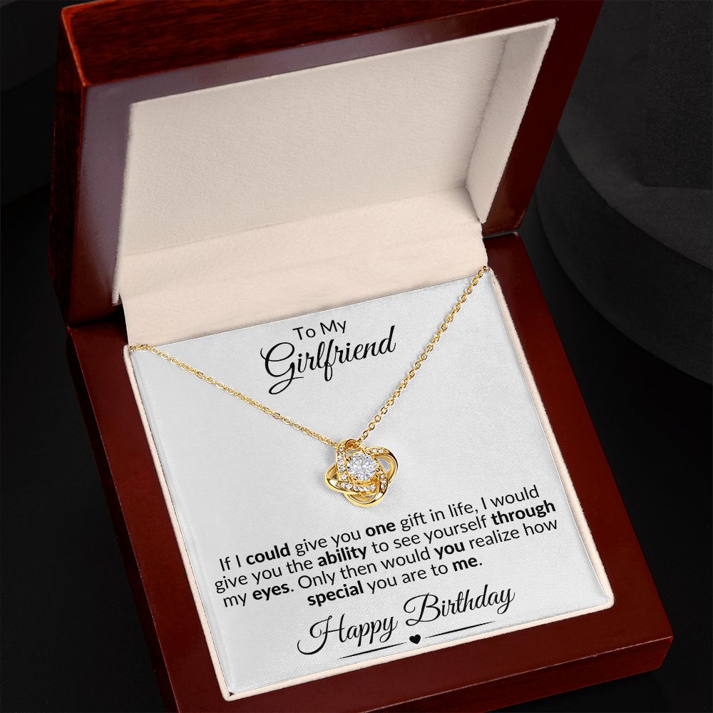 To My Girlfriend | Love Knot Necklace