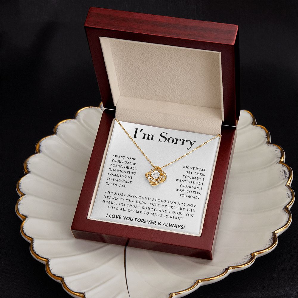 I'm Sorry | Make It Right | Love Knot Necklace