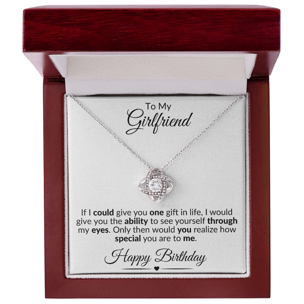 To My Girlfriend | Love Knot Necklace