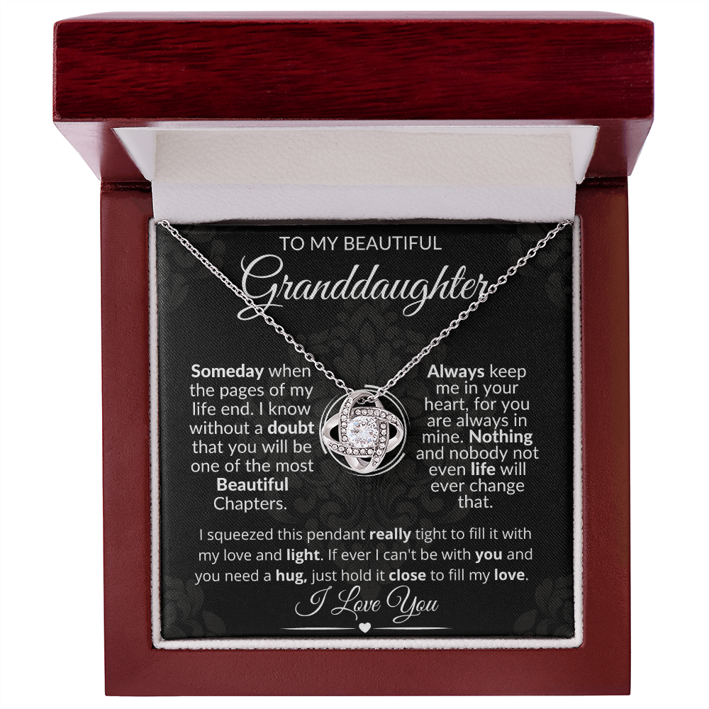 To My Beautiful Granddaughter