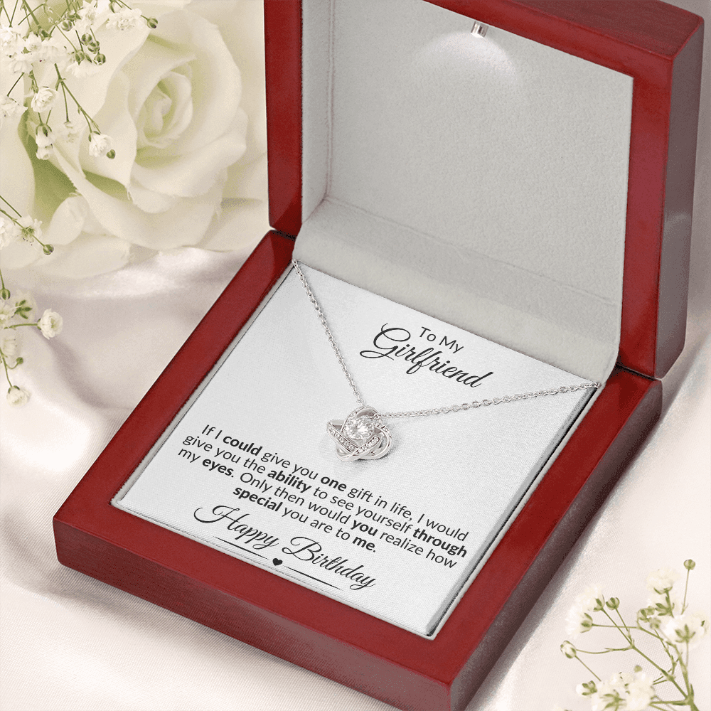 To My Girlfriend | Love Knot Necklace