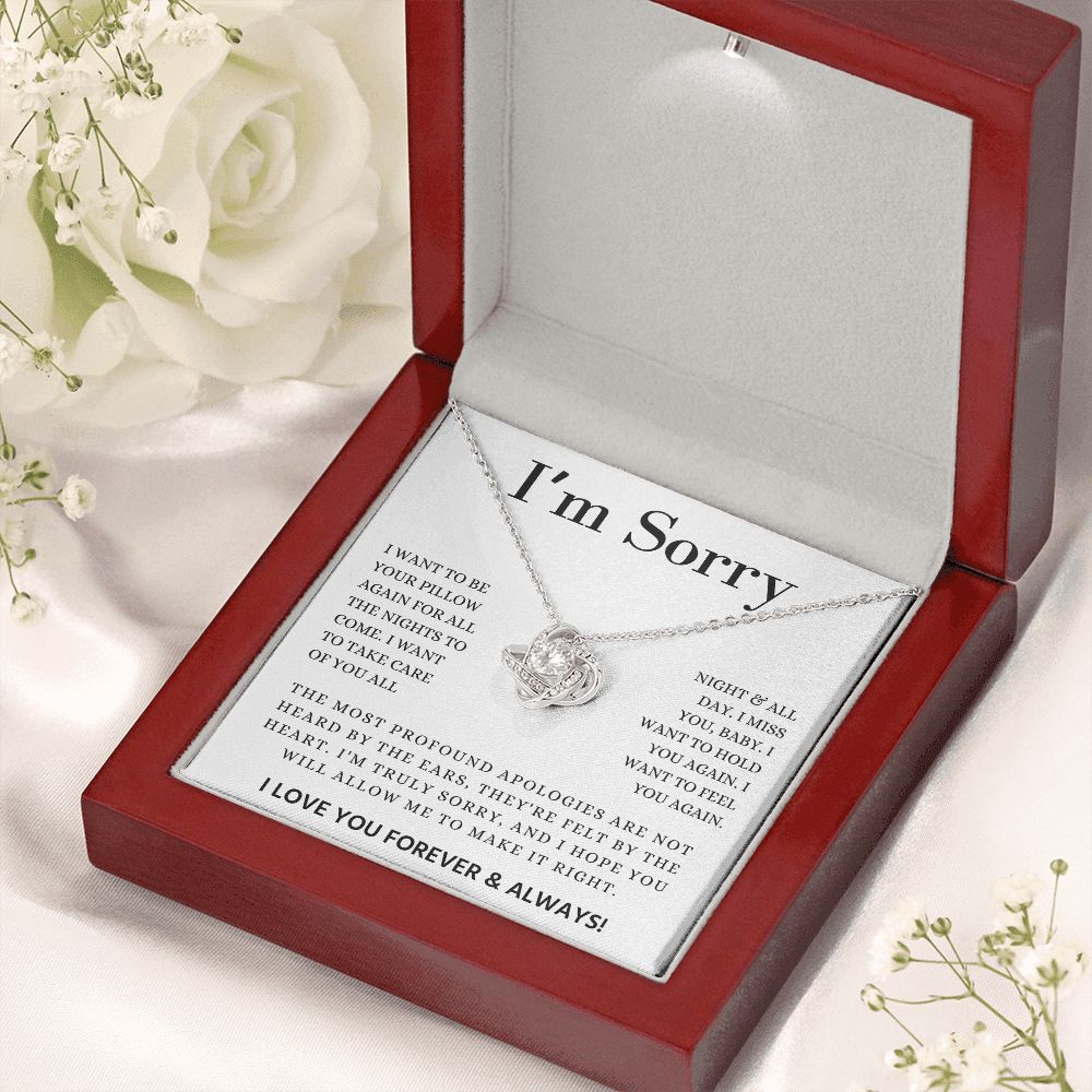 I'm Sorry | Make It Right | Love Knot Necklace