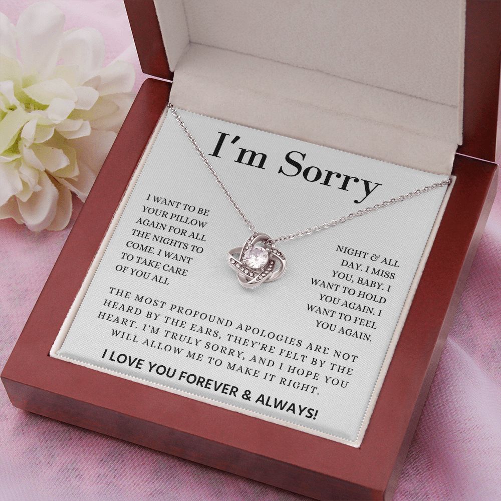 I'm Sorry | Make It Right | Love Knot Necklace