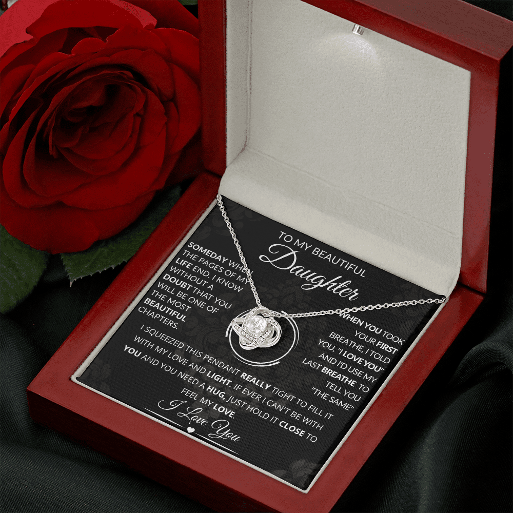 To My Beautiful Daughter Necklace