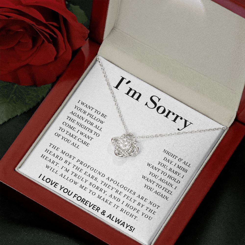 I'm Sorry | Make It Right | Love Knot Necklace