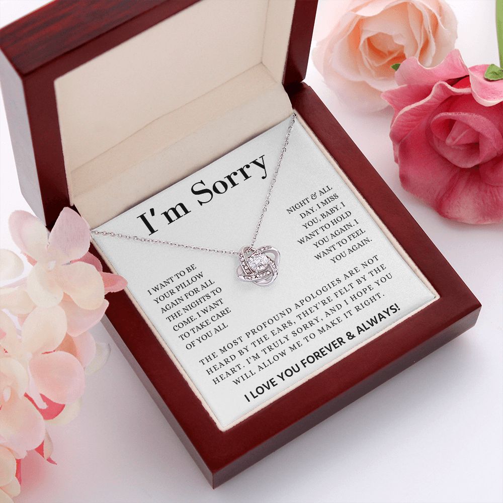 I'm Sorry | Make It Right | Love Knot Necklace