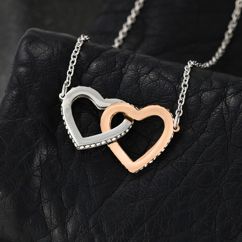 To My Granddaughter Interlocking Hearts