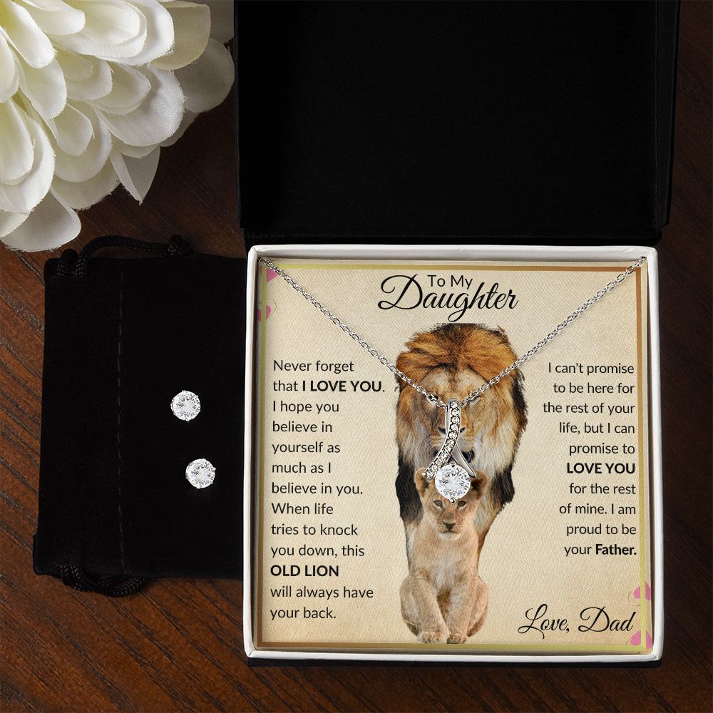 To My Daughter |Lion Daughter Alluring Necklace