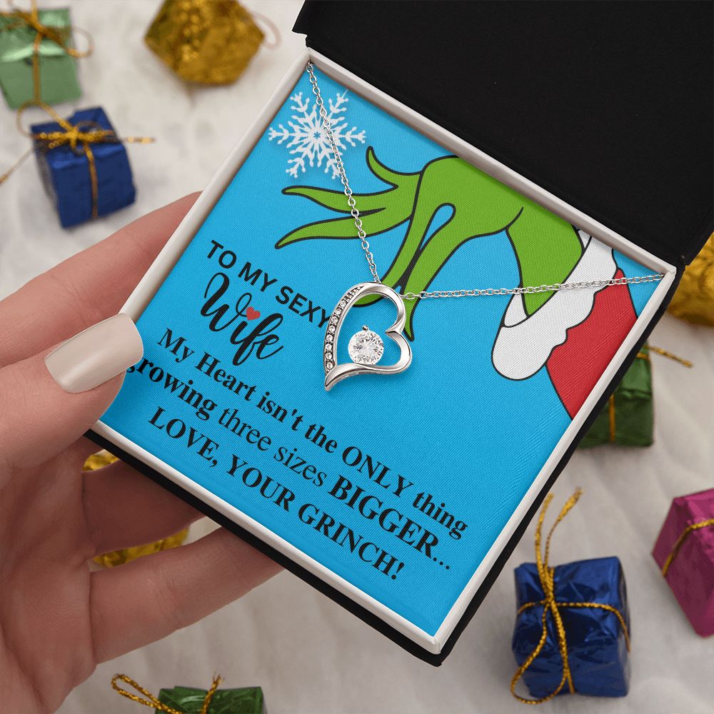 To My Sexy Wife | My Heart| Forever Love Necklace