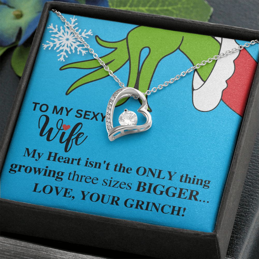 To My Sexy Wife | My Heart| Forever Love Necklace