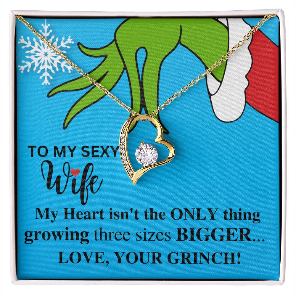 To My Sexy Wife | My Heart| Forever Love Necklace