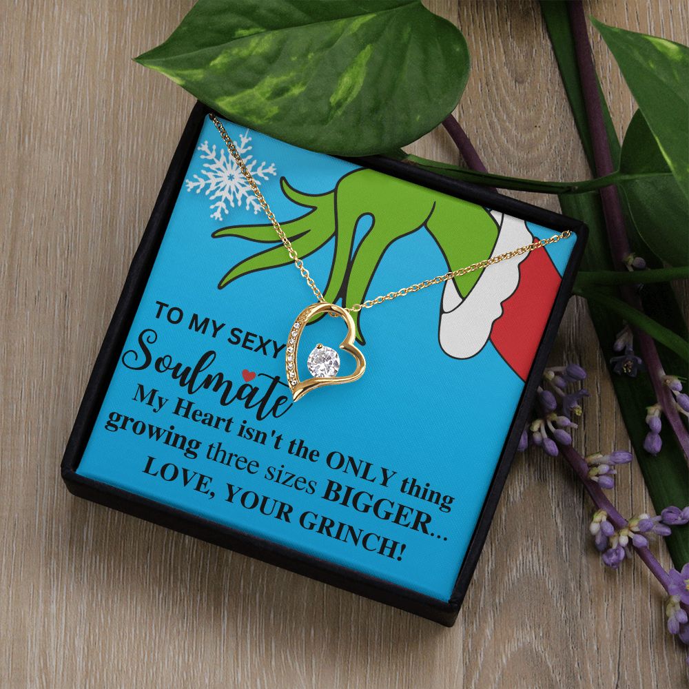 To My Sexy Soulmate | Forever Heart Necklace